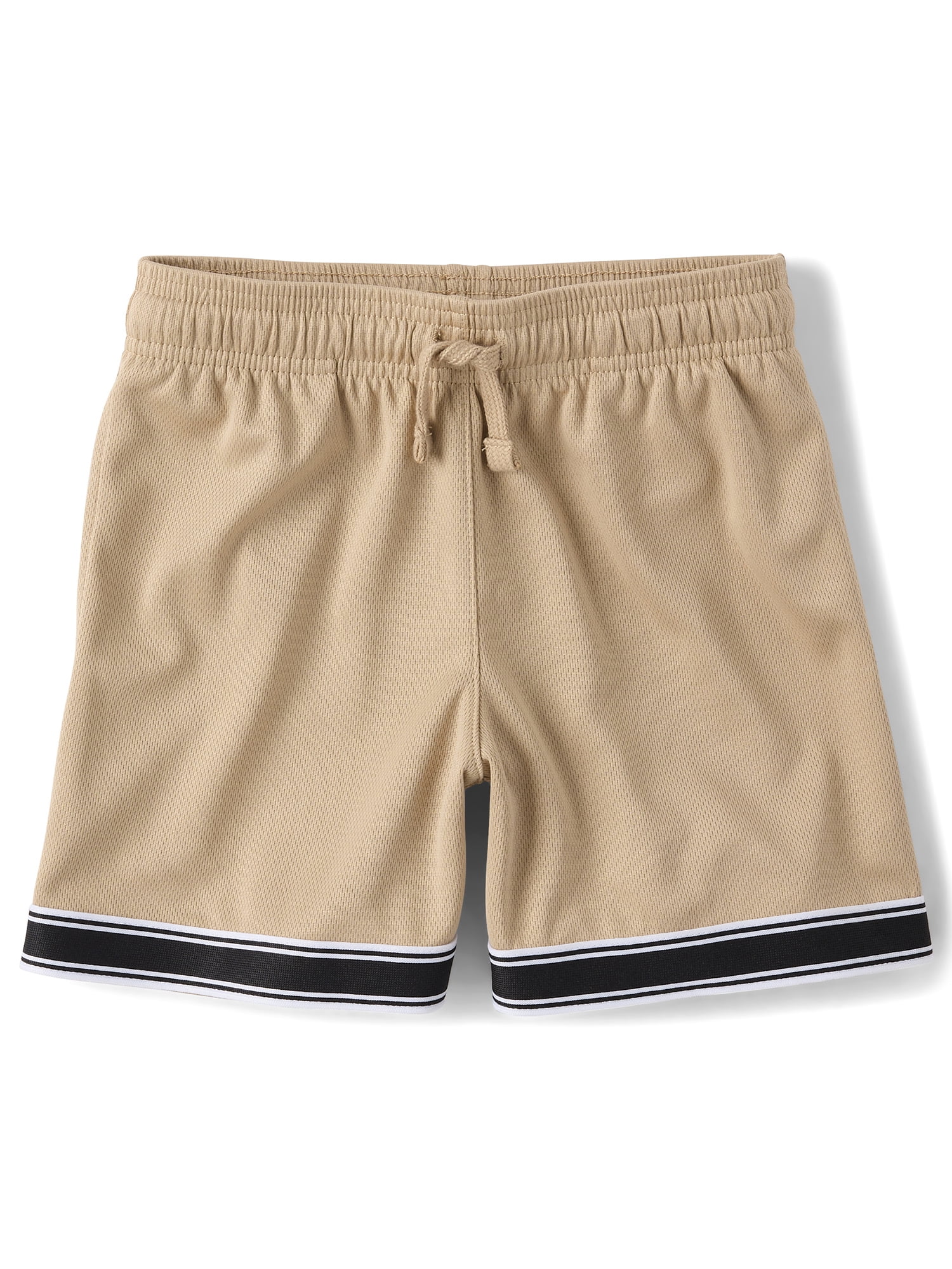 The Children's Place Boys Quick Dry Contrast Hem Mesh Basketball Short, Sizes XS-XXL