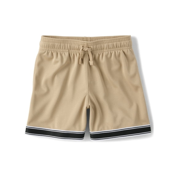 The Children's Place Boys Quick Dry Contrast Hem Mesh Basketball Short, Sizes XS-XXL