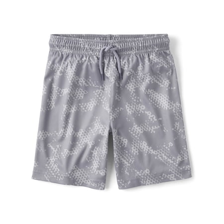 The Children's Place Boys Quick Dry Pull-On Printed Mesh Short, Sizes XS-XXL