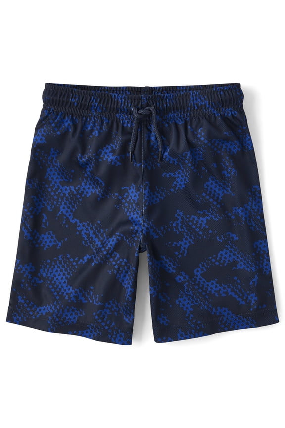Boys Quick Dry Pull-On Printed Mesh Short, Sizes XS-XXL