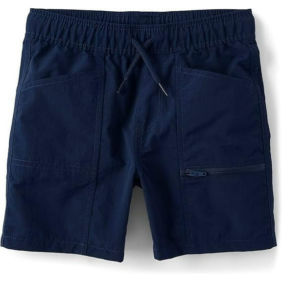The Children's Place Boys' Quick Dry Pull on Cargo Shorts 5.5" Color-Tidal, Size 4-16