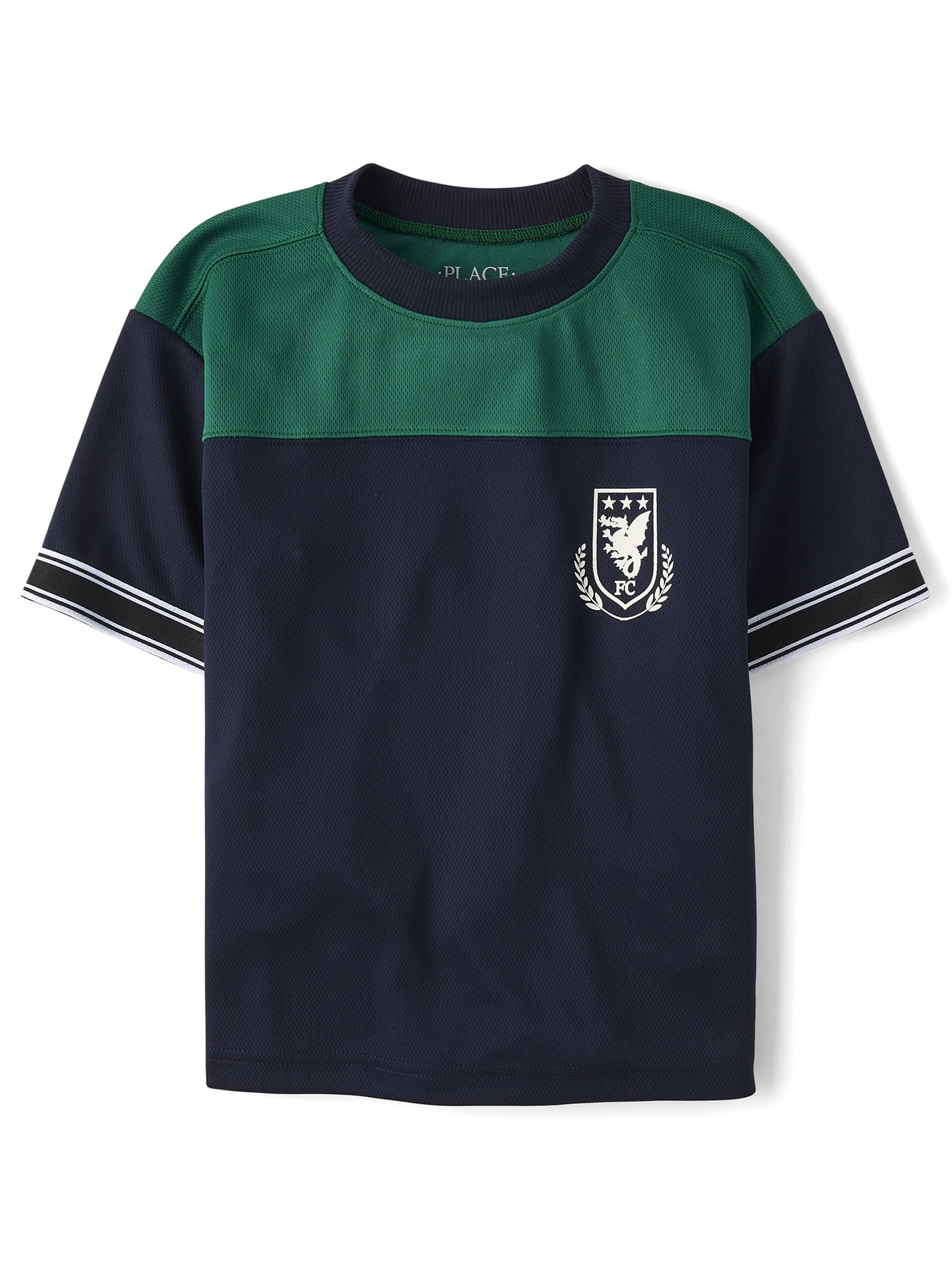 The Children's Place Boys Quick Dry Short Sleeve Football Top, Sizes XS-XXL