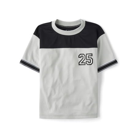 The Children's Place Boys Quick Dry Short Sleeve Football Top, Sizes XS-XXL