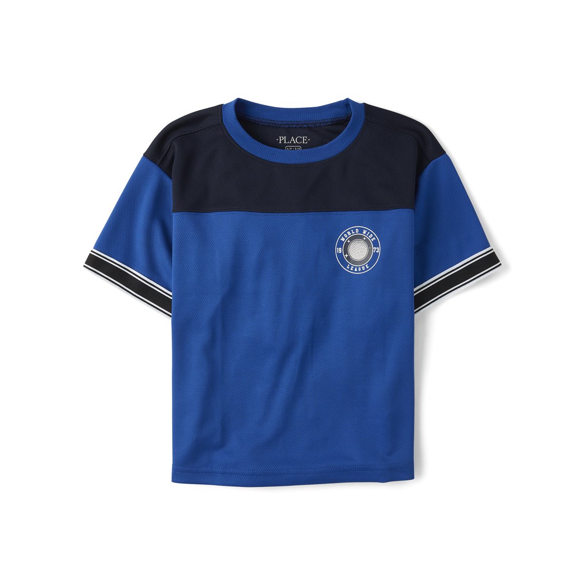 Boys Quick Dry Short Sleeve Football Top, Sizes XS-XXL
