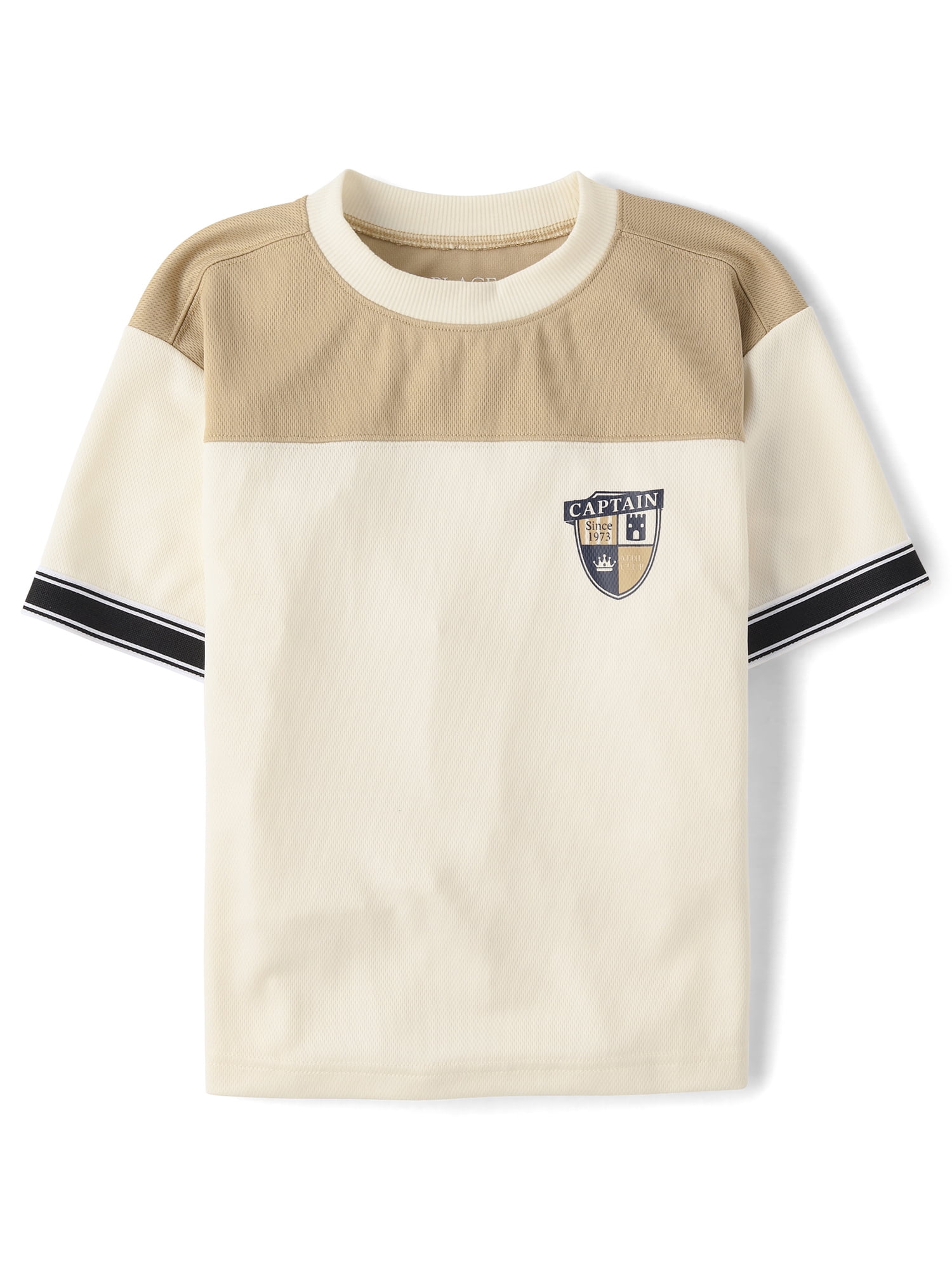 The Children's Place Boys Quick Dry Short Sleeve Football Top, Sizes XS-XXL