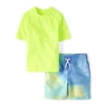 thumbnail image 1 of The Children's Place Boys Rashguard & Swim Trunk Set, 2-Piece, Sizes XS-XXL, 1 of 3