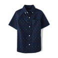 thumbnail image 1 of The Children's Place Boys Short Sleeve Button Up Woven Top, Sizes XS-XXL, 1 of 3
