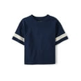 thumbnail image 1 of The Children's Place Boys Short Sleeve Football V-Neck T-Shirt, Sizes XS-XXL, 1 of 3