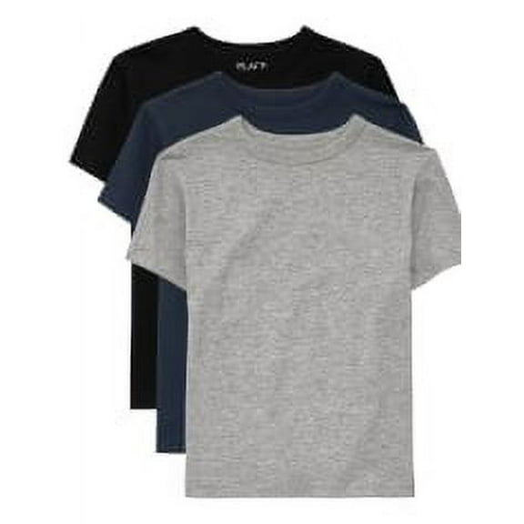 The Children's Place Boys Short Sleeve Layering T-Shirt, 3-Pack, Sizes XS-XXL