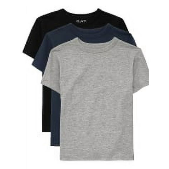 The Children's Place Boys Short Sleeve Layering T-Shirt, 3-Pack, Sizes XS-XXL