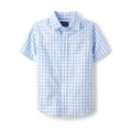 thumbnail image 1 of The Children's Place Boys Short Sleeve Poplin Button Up Shirt, Sizes XS-XXL, 1 of 3