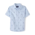 thumbnail image 1 of The Children's Place Boys Short Sleeve Printed Poplin Button Up Shirt, Sizes XS-XXL, 1 of 3