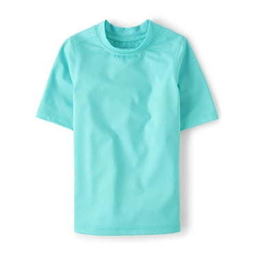 The Children's Place Boys Short Sleeve Rashguard Top, Sizes XS-XXL