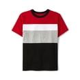 thumbnail image 1 of The Children's Place Boys Short Sleeve Colorblock T-Shirt, Sizes XS-XXL, 1 of 3