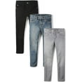 thumbnail image 1 of The Children's Place Boys Skinny Fit Denim Jeans, 3-Pack, Sizes 4-18, 1 of 6