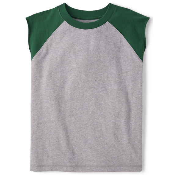 The Children's Place Boys Sleeveless Colorblock Muscle Tank Top, Sizes XS-XXL