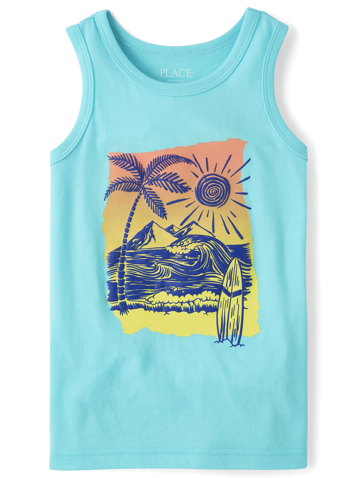 The Children's Place Boys Sleeveless Graphic Print Tank Top, Sizes XS-XXL