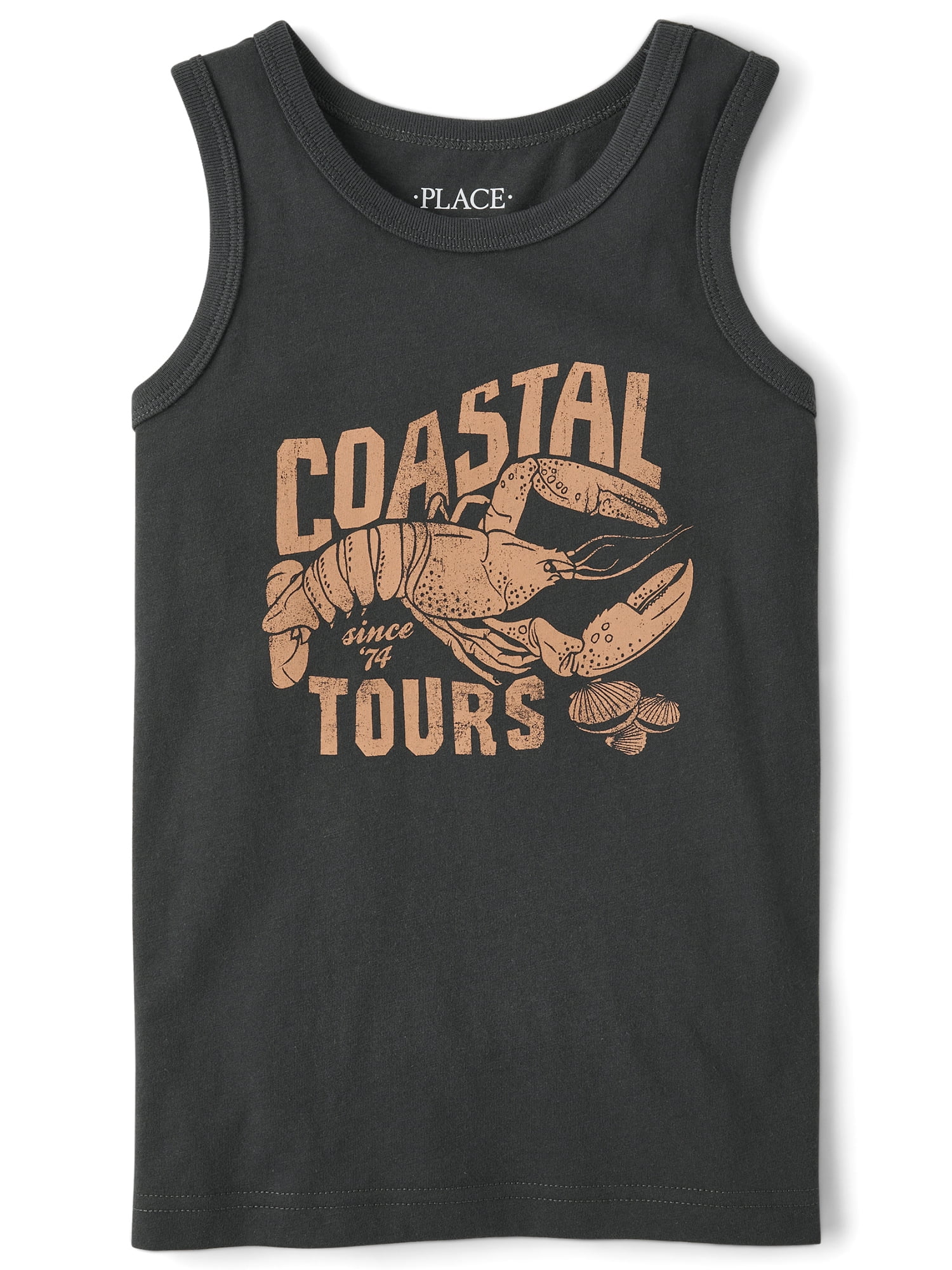 The Children's Place Boys Sleeveless Graphic Print Tank Top, Sizes XS-XXL