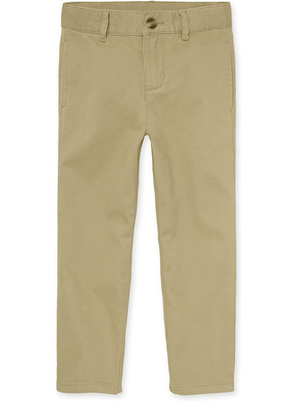The Children's Place Boys Stretch Straight Chino Pants, Sizes 4-18 & Slim
