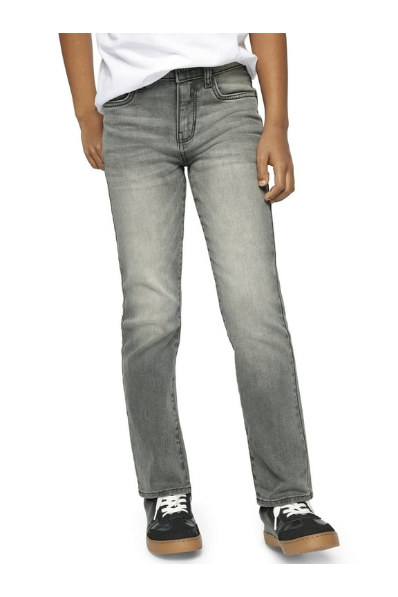 Boys Stretch Straight Fit Jeans, Sizes 4-18