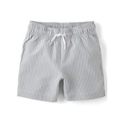 Boys Striped Seersucker Swim Trunks, Sizes XS-XXL
