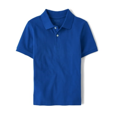 The Children's Place Boys Uniform Short Sleeve Pique Polo, Sizes XS-XXL