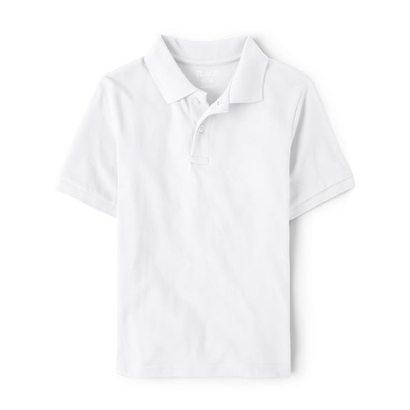 The Children's Place Boys Uniform Short Sleeve Pique Polo, Sizes XS-XXL
