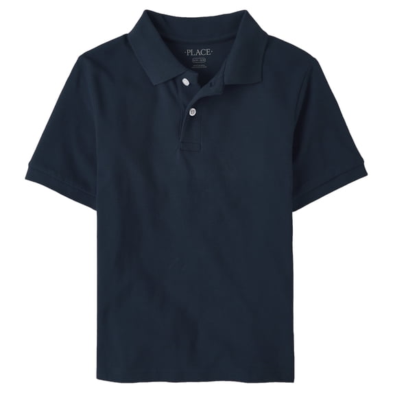 The Children's Place Boys Uniform Short Sleeve Pique Polo, Sizes XS-XXL