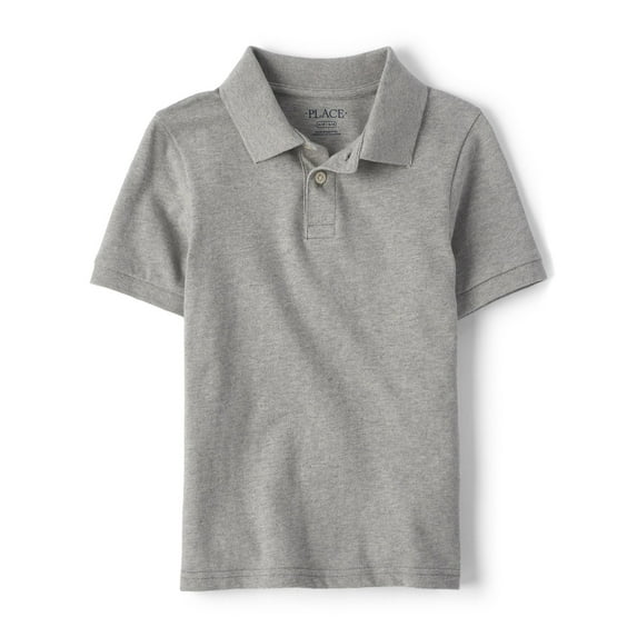 The Children's Place Boys Uniform Short Sleeve Pique Polo, Sizes XS-XXL