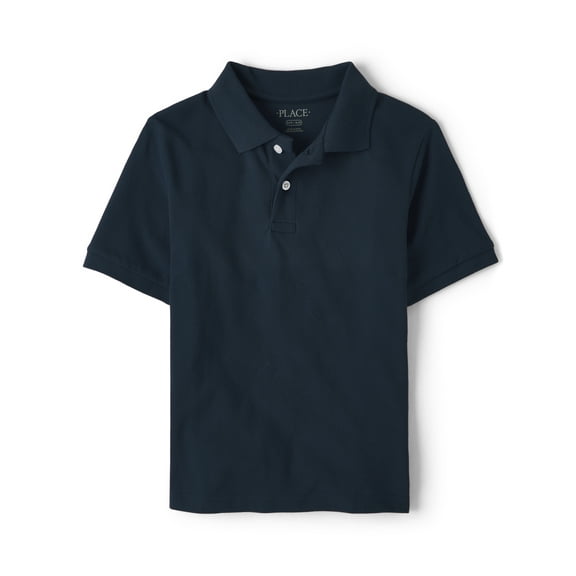 The Children's Place Boys Uniform Short Sleeve Pique Polo, Sizes XS-XXL