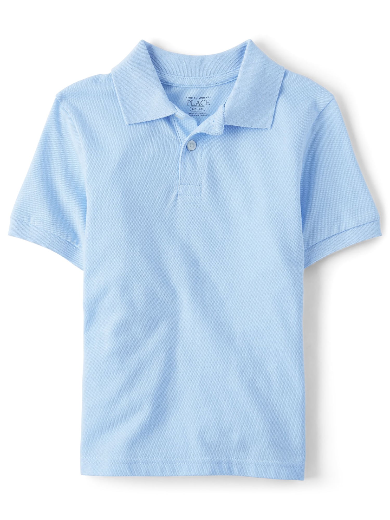 The Children's Place Boys Uniform Short Sleeve Pique Polo, Sizes XS-XXL