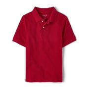 THE CHILDREN'S PLACE Boys Uniform Short Sleeve Pique Polo, Sizes XS-XXL