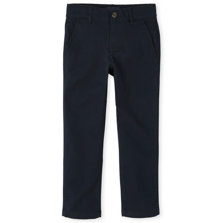 The Children's Place Boys Uniform Stretch Skinny Chino Pants, Sizes 4-18