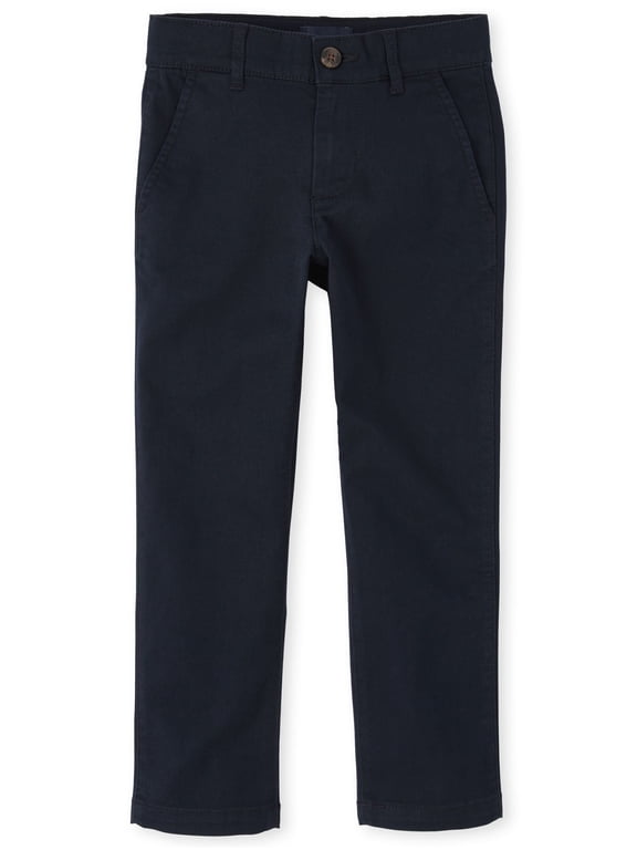 Boys Uniform Stretch Skinny Chino Pants, Sizes 4-18