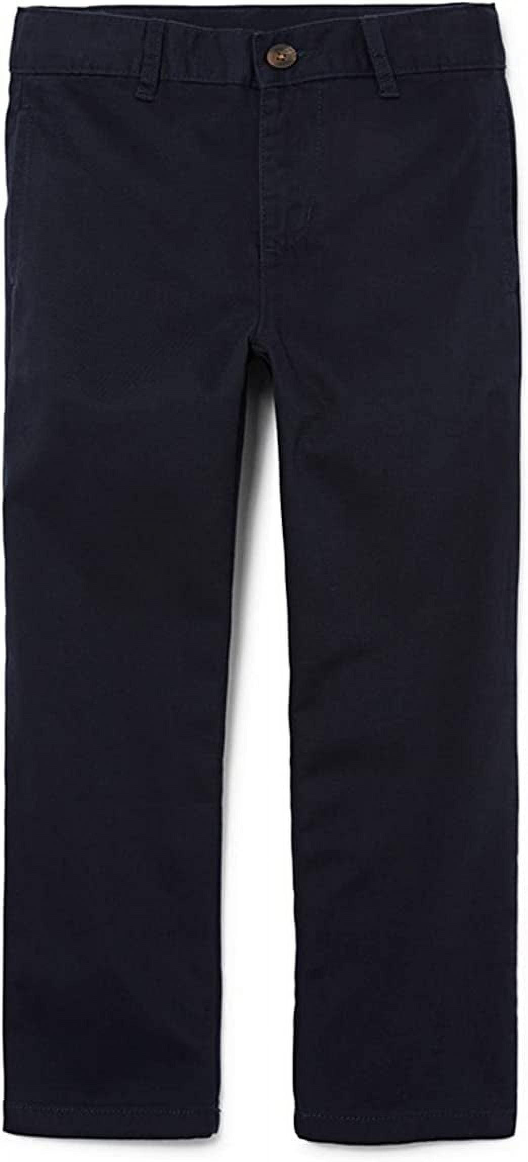 The Children's Place Boys Uniform Stretch Straight Chino Pants, Sizes 4-18 & Slim