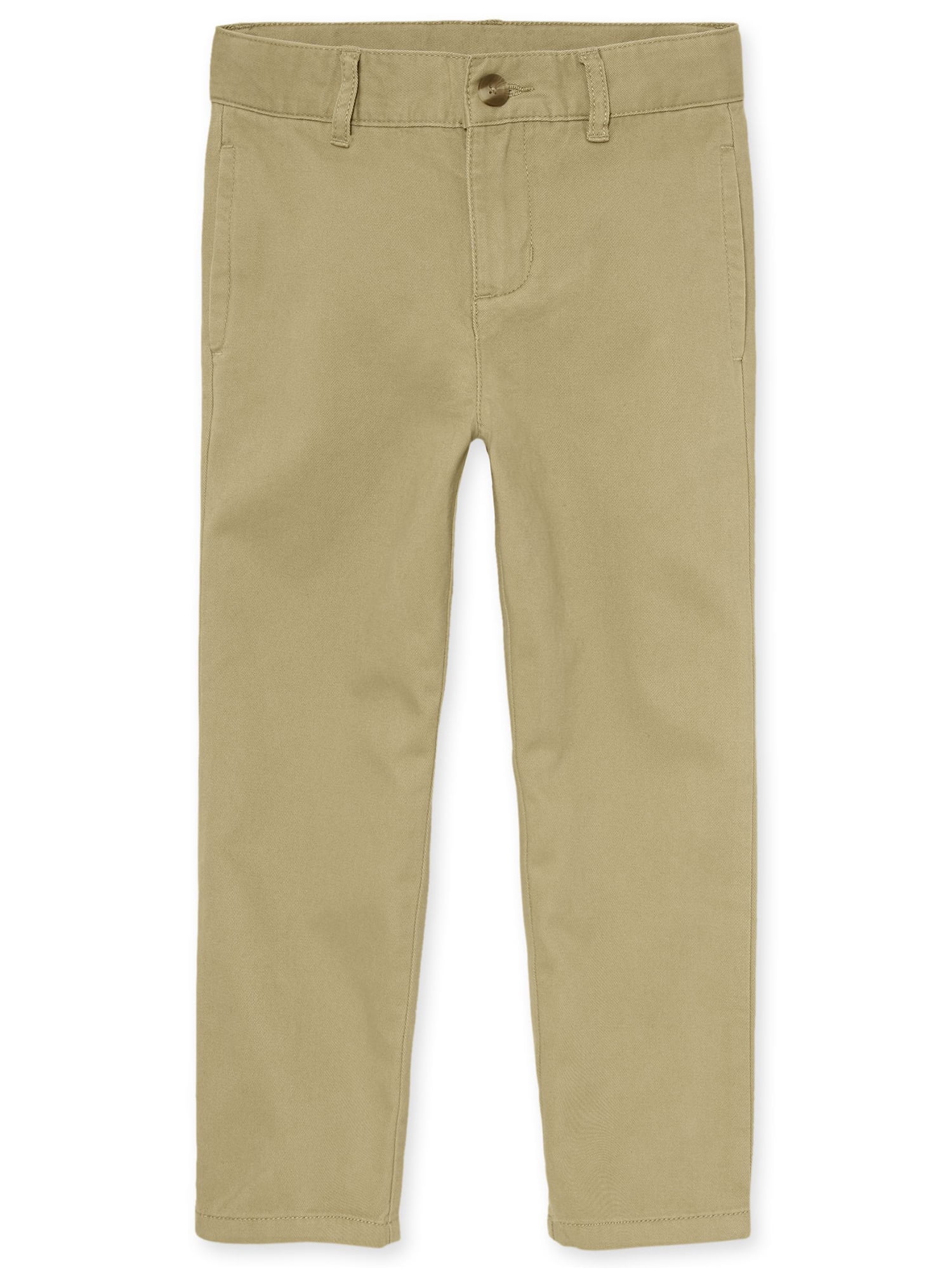 The Children's Place Boys Uniform Stretch Straight Chino Pants, Sizes 4-18