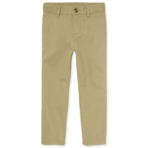 Boys Uniform Stretch Straight Chino Pants, Sizes 4-18