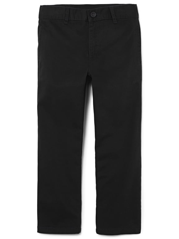 Boys Uniform Stretch Straight Chino Pants, Sizes 4-18