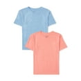 thumbnail image 1 of The Children's Place Boys V-Neck Short Sleeve T-Shirt, 2-Pack, Sizes XS-XXL, 1 of 3