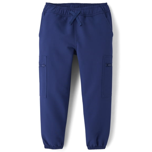 The Children's Place Boys Zip Cozy Tech Pull-On Jogger Cargo Pants, Sizes 4-16