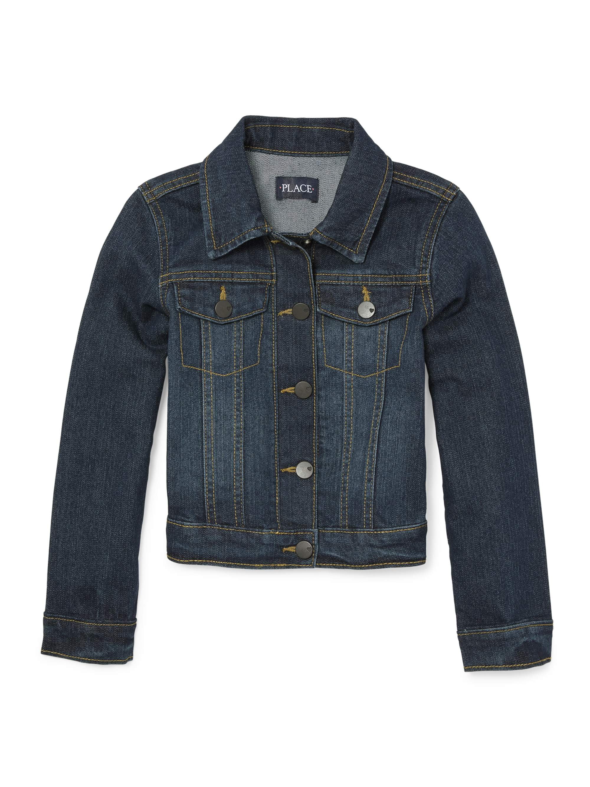 Toddler Girls Super-Soft Denim Jacket  The Children's Place - LT 90S BLU  WSH