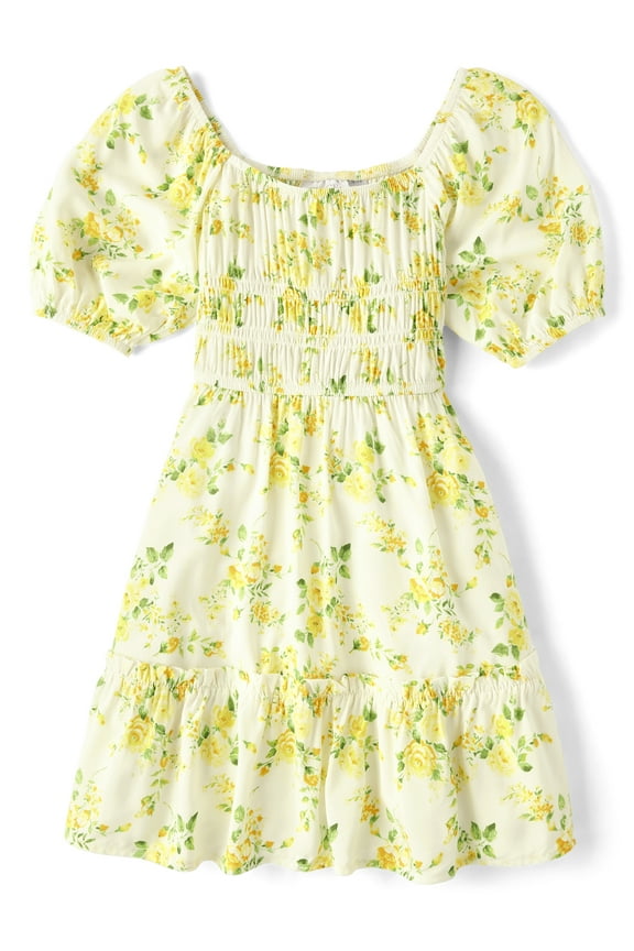Mommy and Me Floral Ruffle Dress, Sizes XS-XXL