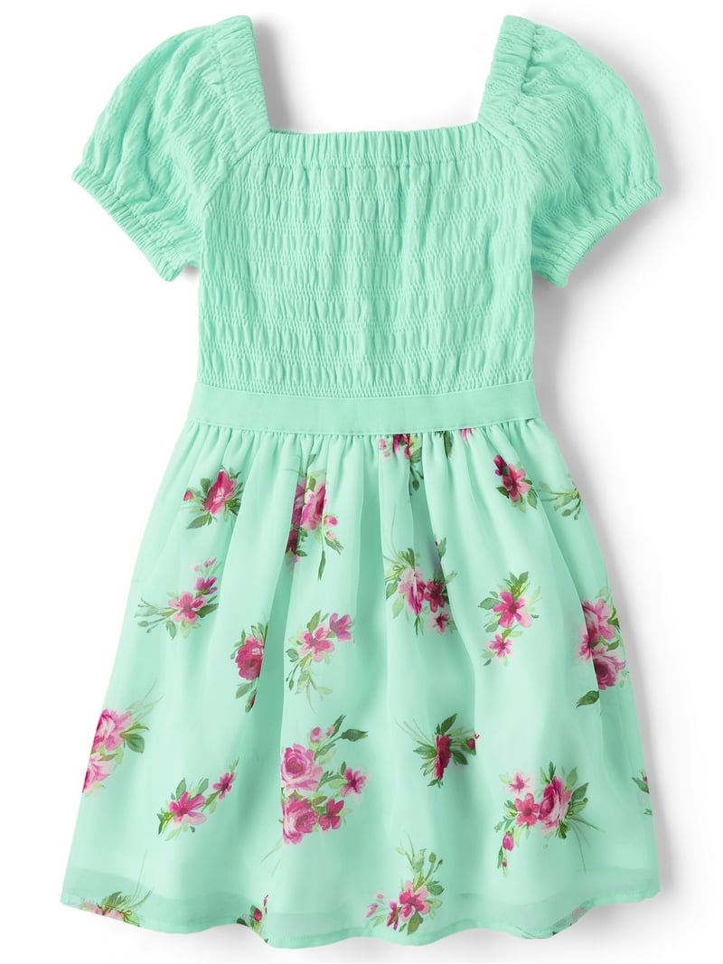 The Children's Place Mommy and Me Floral Ruffle Dress, Sizes XS-XXL -  Walmart.com