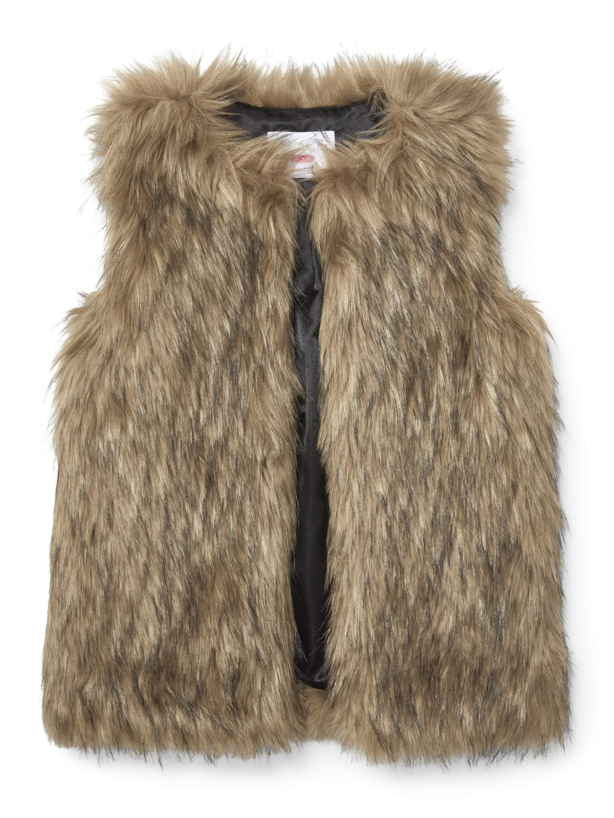 Children's fur vest cheap