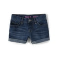 The Children's Place Girl's Denim Roll Cuff Shortie Shorts, Sizes 416