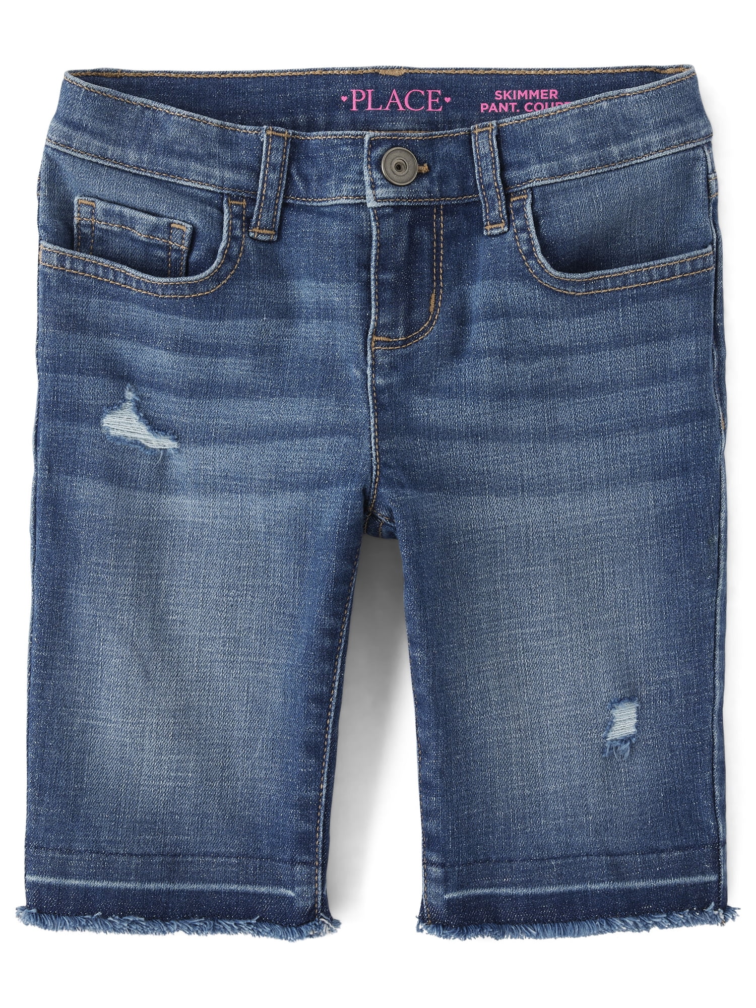 The Children's Place Girls Denim Skimmer Short, Sizes 416