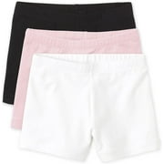 The Children's Place Girl's Knit Cartwheel Shorts, 3-Pack