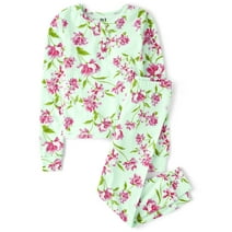 The Children's Place Girl's Long Sleeve Snug Fit Cotton Pajamas, Sizes 4-16
