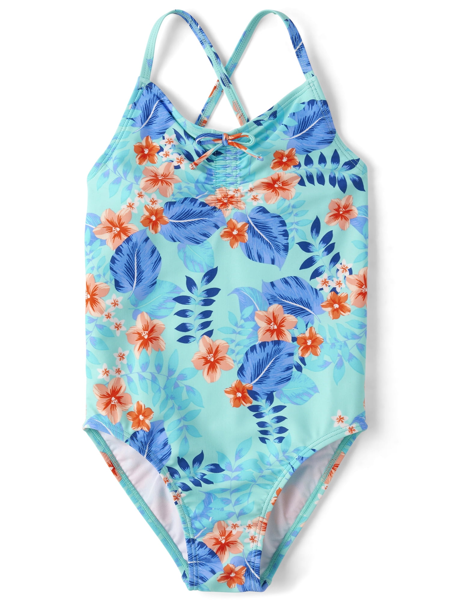The Children's Place Cross-Back One-Piece Swimsuit (Girl’s, Sizes XS