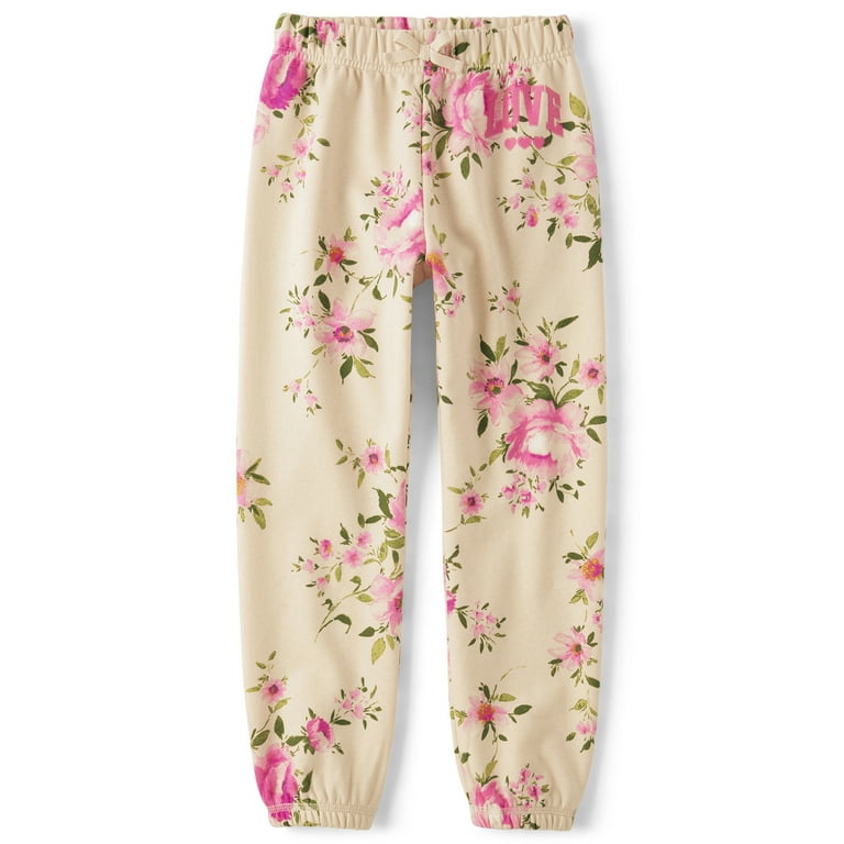 PATTERNED JOGGING PANTS, CHILD GIRL PATTERNED JOGGING PANTS, CHILD GIRL
